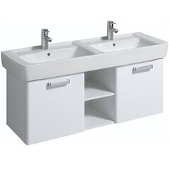 Geberit Renova Plan 879240000 Тумба под раковину, 120x46.3x47.8см, белый / меламин, структура дерева, матовый, белая / блестящая лакированная фото
