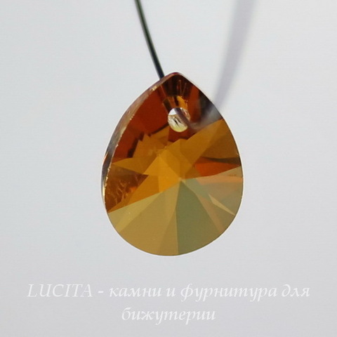 6128 Подвеска Сваровски Капля Crystal Copper (12 мм) ()