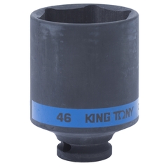 KING TONY (443546M) Головка торцевая ударная глубокая шестигранная 1/2", 46 мм