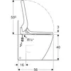 Geberit AquaClean 146.310.SI.1 Напольный унитаз-биде Tuma Comfort