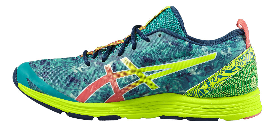 Беговые марафонки женские Asics GEL-Hyper TRI 2 голубые-зеленые - 5