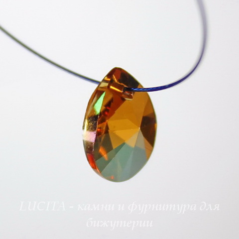 6128 Подвеска Сваровски Капля Crystal Copper (12 мм) ()