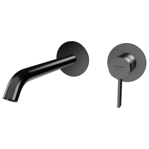 Remer Metrica MC15PLWBCFP Смеситель для раковины, цвет: чёрный