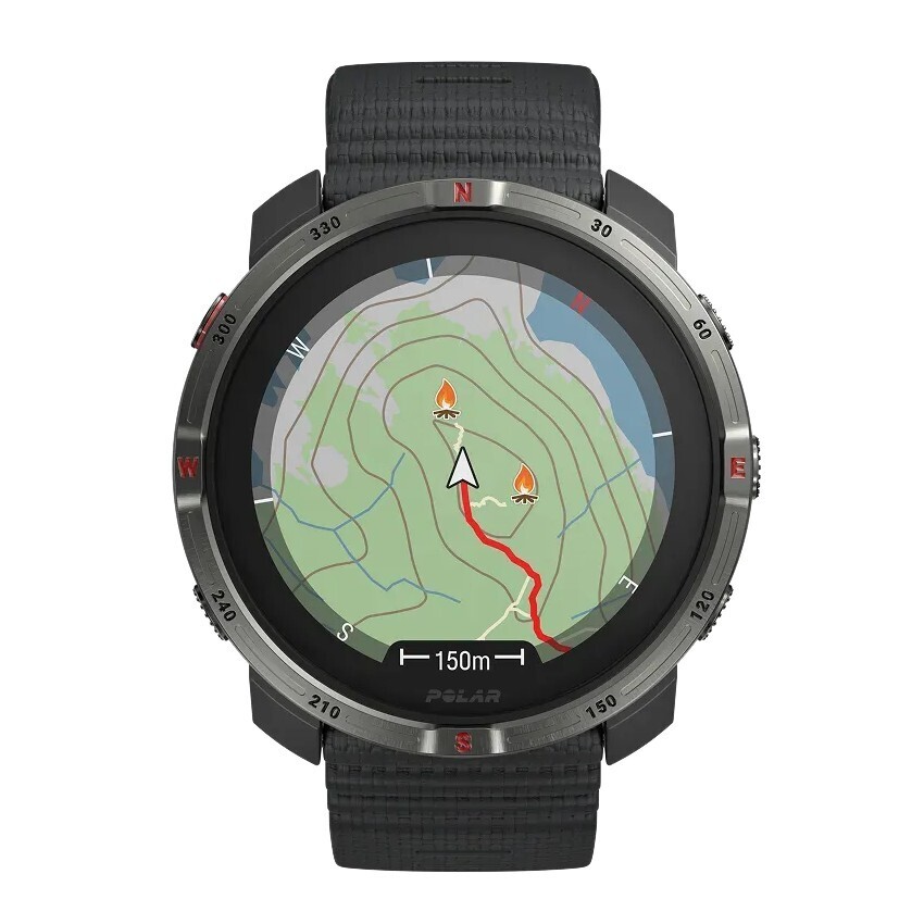 Polar Grit X2 Night Black HR (H9)
