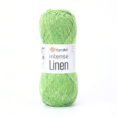 Пряжа YarnArt Intense Linen, Салатовый