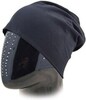 Картинка шапка-бини Skully Wear beanie cotton black - 4