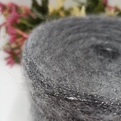 Арт Af-hair от Millefili Средний серый с люрексом Nodino 220гр