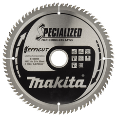 Пильный диск для дерева EFFICUT 216x30x1.5x80T Makita E-08894