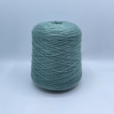 Бобинная пряжа (пр.Италия),art-Serena 8/37 463м / 100 гр. 80%Меринос 20%Полиамид , цвет-Зеленый гранит, арт.23672