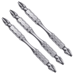 Насадка двусторонняя Silver Torsion PH2, 65 мм, E-form, MZ, 3 шт. Makita B-20703