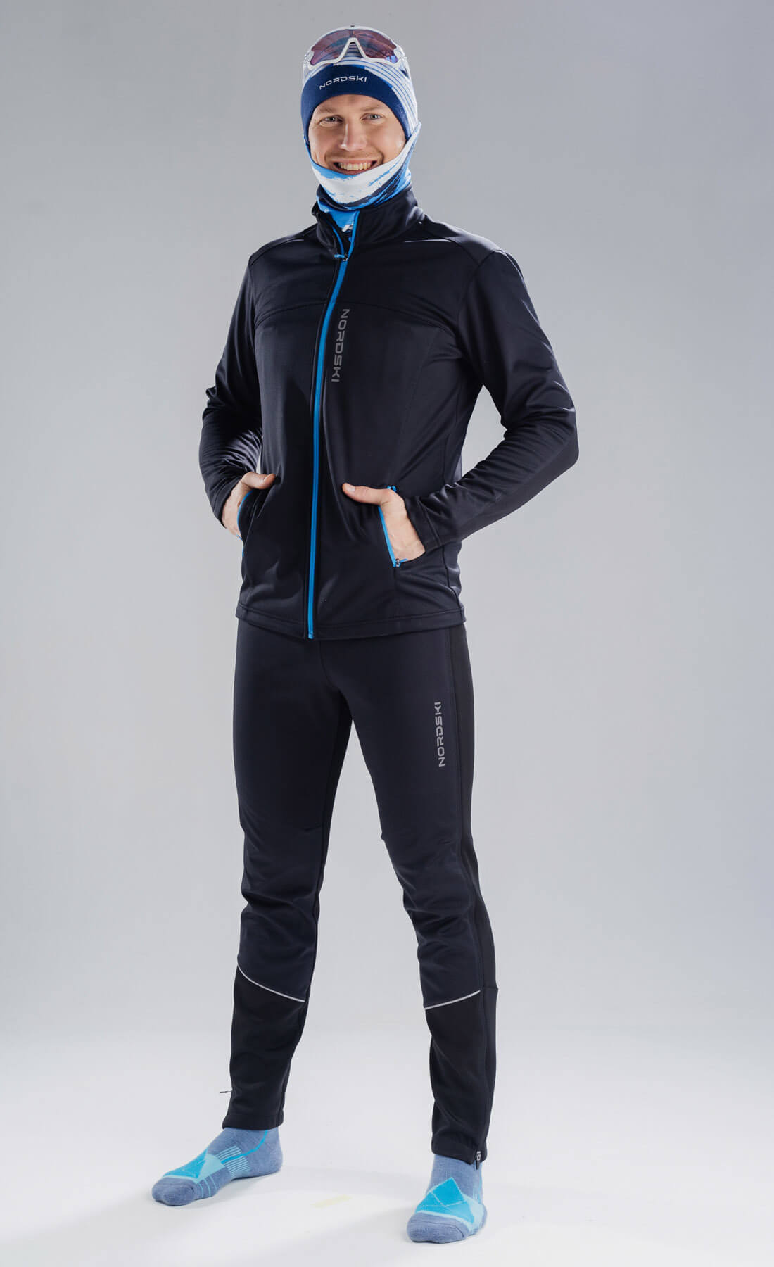 Nordski Active лыжный костюм мужской черный