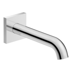 Duravit C.1 C15240009010 Излив для ванны 205мм, накладка-квадрат, цвет: хром фото