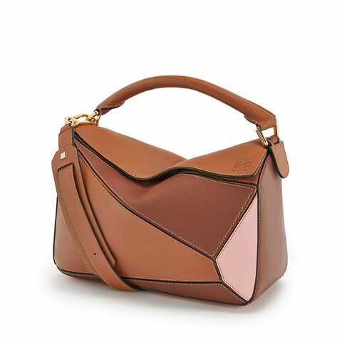 Сумка Loewe Puzzle Bag Tan/medium Pink