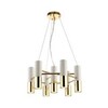 Люстра Ike Suspension белая-Gold 7 диаметр 42см.