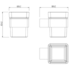 Lemark SMOOTH LINE 9736015 Стакан для зубных щеток с держателем, графит