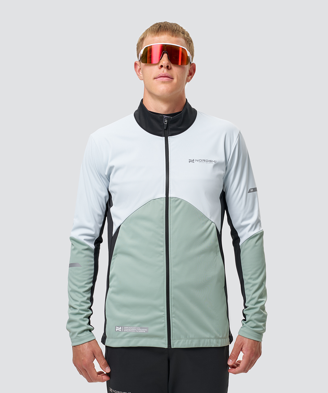 Мужской тренировочный лыжный костюм Nordski Pro 2.0 pearl blue-ice mint-black - 3