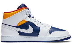 Air Jordan 1 Mid 'White Deep Royal Blue'