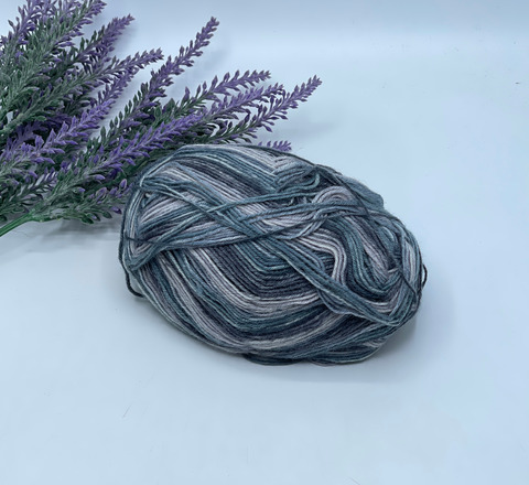 Stock Arcobaleno 300-500м/100 гр. 75% Меринос 25%Полиамид , Мультиколор, 40847