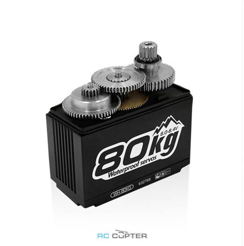 Сервопривод PowerHD WH-80KG (60-75-80 кг/см, 0.20-0,18-0.17 сек, 186г)
