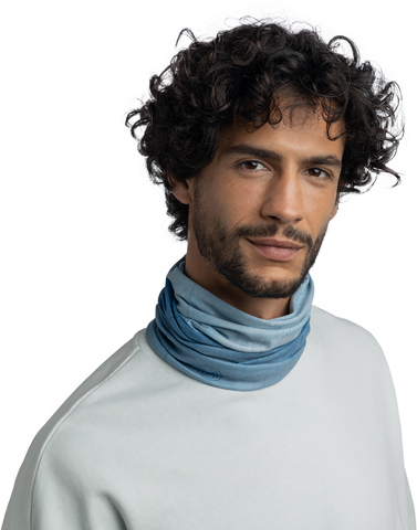Картинка бандана-труба Buff CoolNet Reflective Ellbe Steel - 3