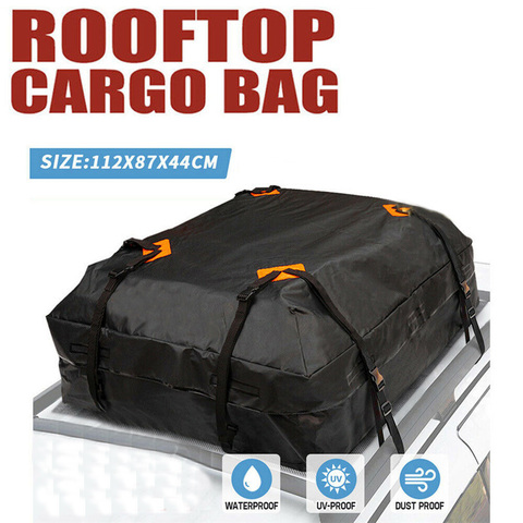 Багажный бокс на крышу авто Nature camping Travel Helper/Автобокс на крышу 425 л (черный) / Бокс багажный на крышу автомобиля/ Для любого автомобиля / Автобагажник для авто