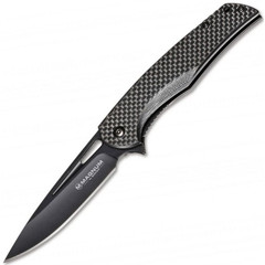 Фото Складной нож Boker Magnum Black Carbon, сталь 440A, рукоять G10/карбон
