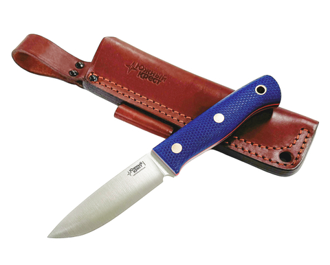 Нож Южный крест Ягд, сталь Elmax ,конв., микарта синяя насечка, 220.1156К