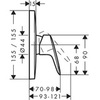 Hansgrohe Logis 71605000 Смеситель встраиваемый на 1 потребителя
