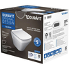 Duravit DuraStyle 45710900A1 (257109+006379) Комплект: подвесной унитаз Rimless 257109 370х480 мм.+ сиденье с автоматическим закрыванием