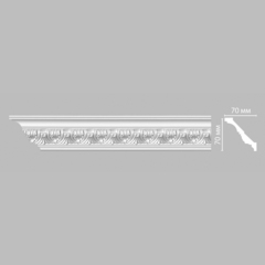 Плинтус потолочный с рисунком Decomaster 95622F гибкий 70х70х2400мм