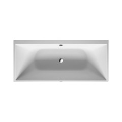 Duravit DuraSquare 700427000000000 Ванна 1800x800мм, угол левый, с панелью и ножками.с 2 наклонами для спины, цвет белый фото