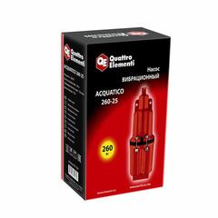 Насос вибрационный QUATTRO ELEMENTI Acquatico 260-25 (260 Вт, 1080 л/ч, для чистой, 60м, кабель25 м (791-769)