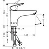 Hansgrohe Logis 71311000 Смеситель на борт ванны на 1 отверстие
