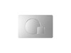 Aquatek KDI-0000068 KDI-0000068(QC) Панель смыва Хром матовый (клавиши круг/квадрат), 162*244 мм