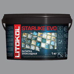 Затирка швов эпоксидная Litokol Starlike Evo S.110 Grigio Perla, 1 кг