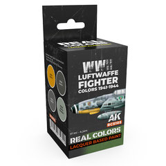 Набор красок AK Interactive Real Colors - Luftwaffe Fighter Colors 1941-1944