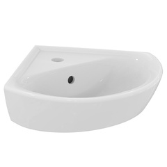 Ideal Standard Eurovit E872701 Угловая раковина 48х40 см, 1 отверстие под смеситель, с отверстием перелива фото