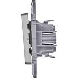 Выключатель двухклавишный - Legrand Inspiria - 10АХ 250В безвинтовые зажимы - алюминий — фото 5