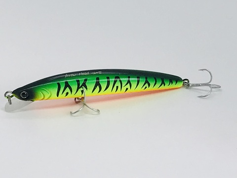 Воблер Arrow Head 120мм ( sinking/тонущий) 20г цвет AM-13 Mat Black Stripes (реплика).