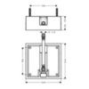 Hansgrohe Raindance 26471180 Встраиваемая часть душа потолочного