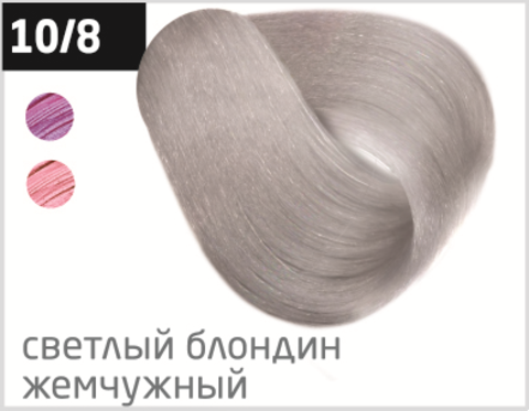 OLLIN color 10/8 светлый блондин жемчужный 100мл перманентная крем-краска для волос