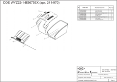Травосборник г/к DDE -крышка к WYZ22-1_Рапсодия (241-970) старого образца  (20080030280)