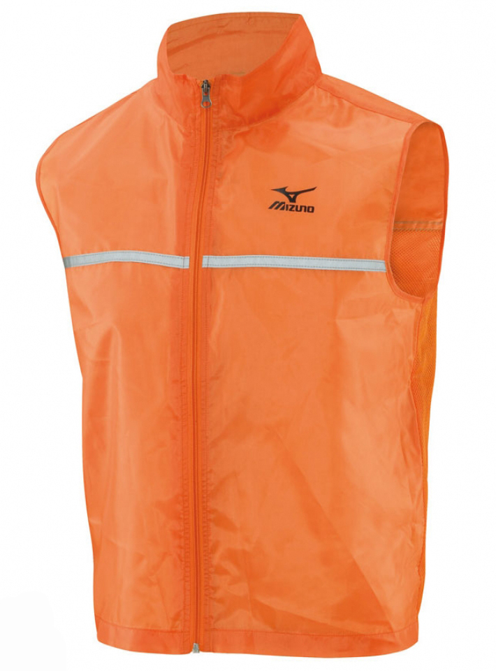 Жилет беговой Mizuno Running Vest оранжевый