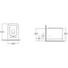 Boheme Mane 970-SET-2-MW Унитаз-биде подвесной, цвет: белый матовый