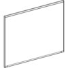 Geberit Option Plus 501.073.00.1 Зеркало с подсветкой с прямым и непрямым освещением, 90x70см, Серебристые оттенки / Матированный алюминий