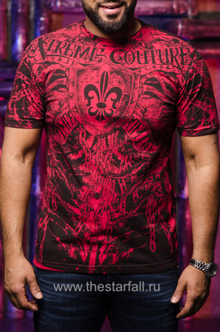 Xtreme Couture | Футболка мужская Arthur's Court X1758 от Affliction перед на модели