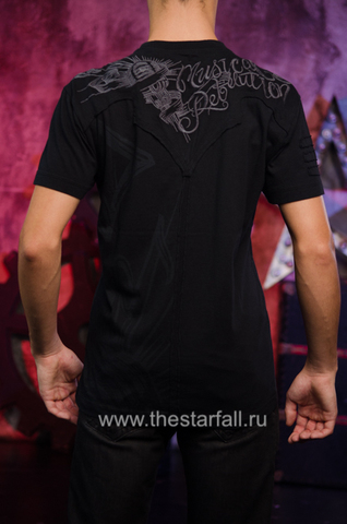 Rebel Spirit | Футболка мужская SSK111180 спина на модели