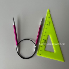 KnitPro Zing круговые спицы 5 мм/40 см арт. 47071