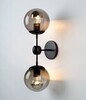 Бра Modo Sconce 2 Globes Black — фото 1