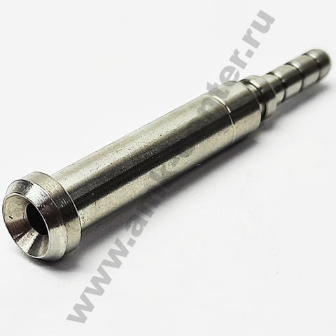 Фитинг под обжим 0°, L=44 mm, прямой и обратный конус, AN03, нерж. Accossato